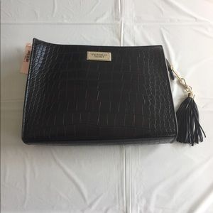 Victoria Secret Black makeup cosmetic bag